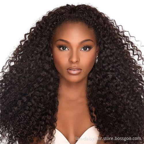 Landaisy Malaysian Deep Curly Virgin Hair Weave Bundles Remy Human Hair Extensions